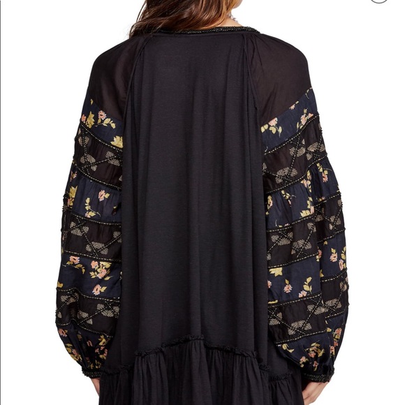 🎈Free People Beaded Embroidered High-low Tunic - Picture 4 of 8